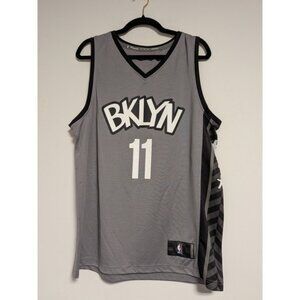 Fanatics Brooklyn Nets Kyrie Irving 11 NBA Jersey Mens Medium Gray Black BKLYN